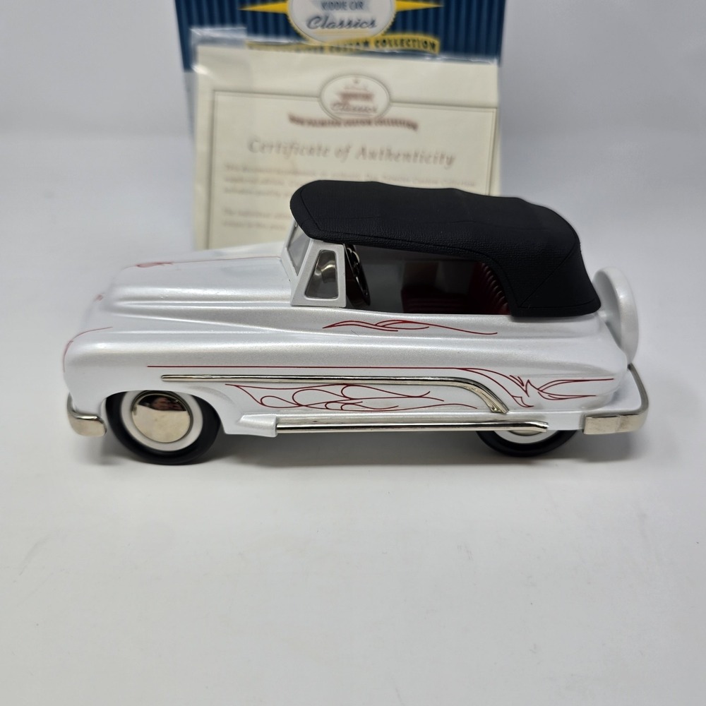 Hallmark Kiddie Car Classics 1950s Custom Convertible Don Palmiter QHG7101 White - Picture 3 of 15